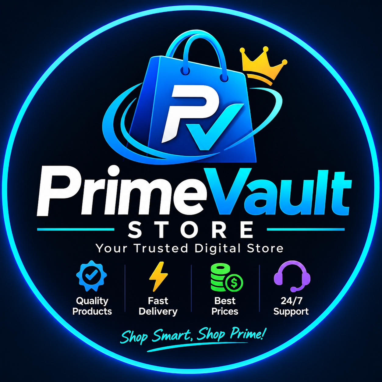 PrimeVault Store logo